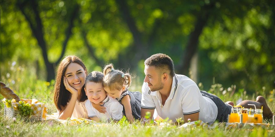 ogród rekreacyjny na działce budowlanej